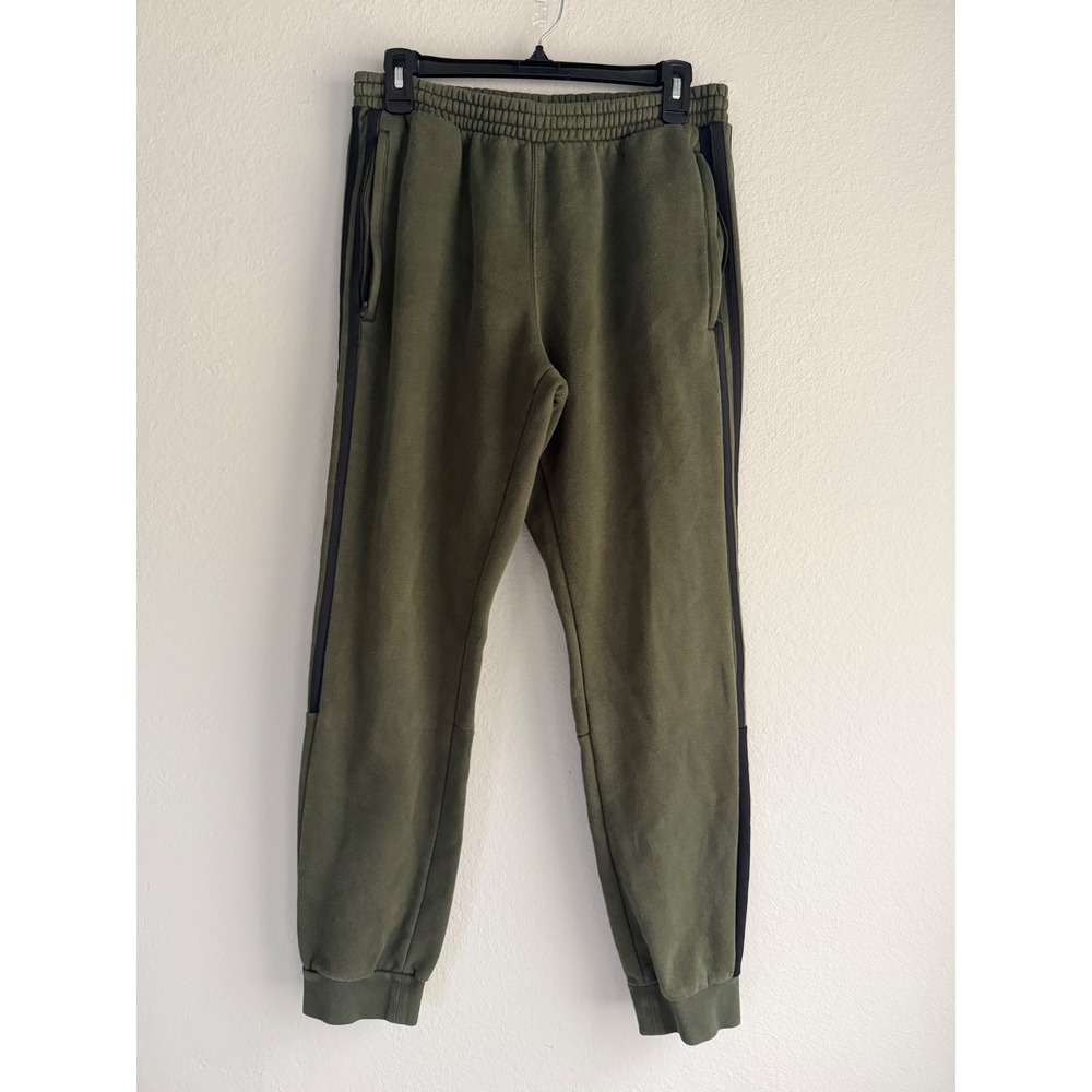 Adidas Originals ZX Series Mens Joggers Olive Green Fleece Sweatpants Medium